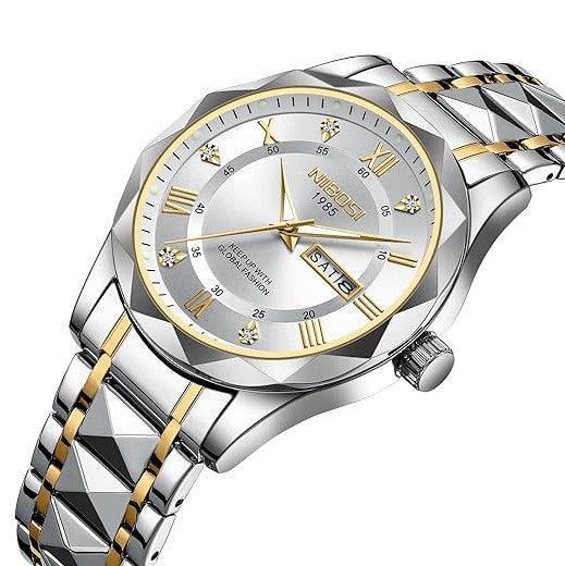 White dial at an angle