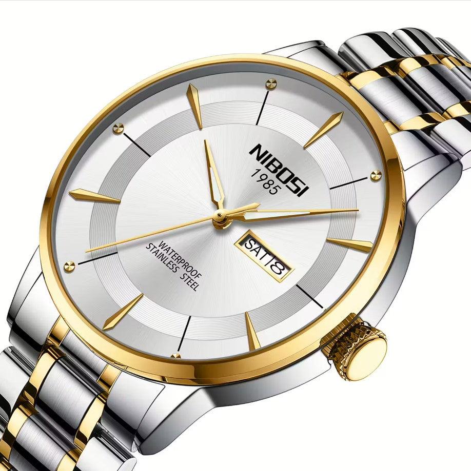 White dial at an angle