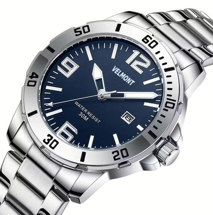 Blue dial at an angle