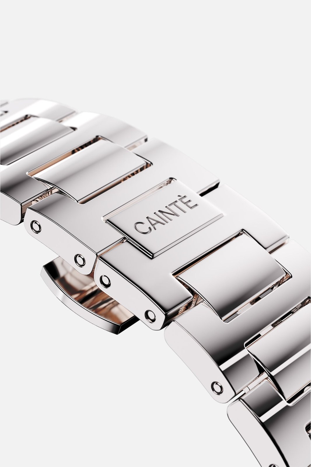Folding clasp of the link bracelet