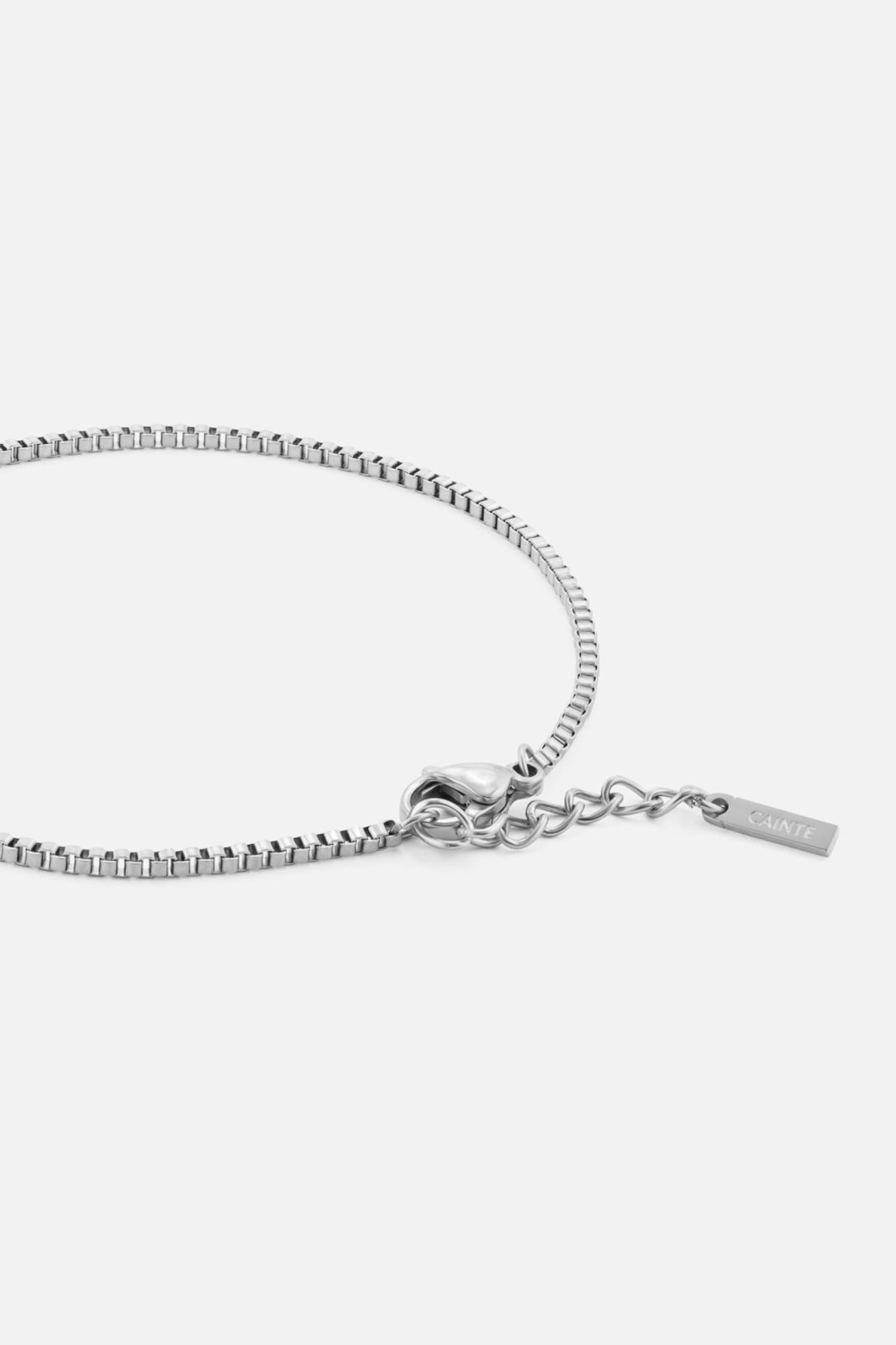 Silver-tone box chain bracelet, view 3 of 4