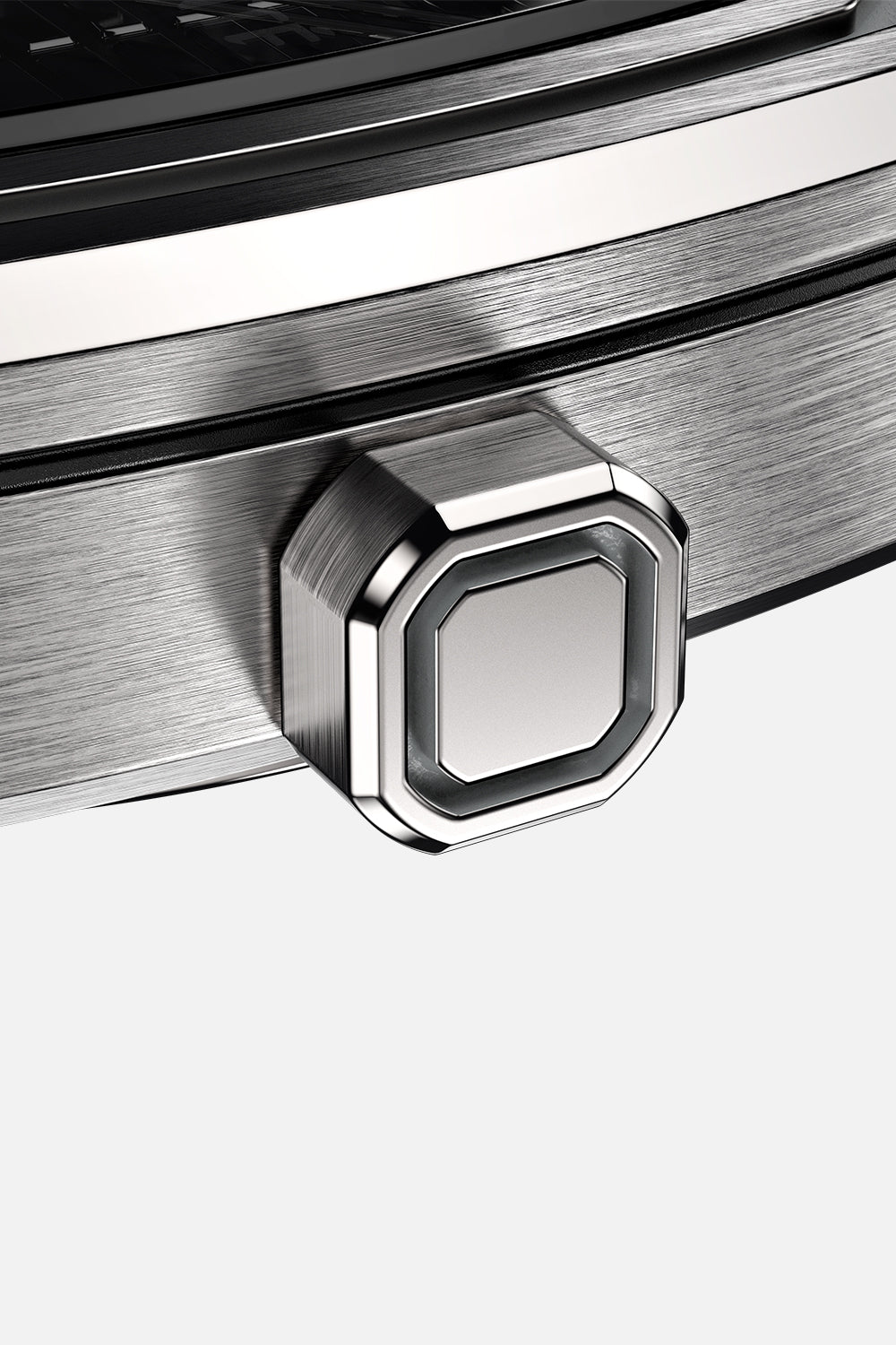 Macro view of the octagonal crown
