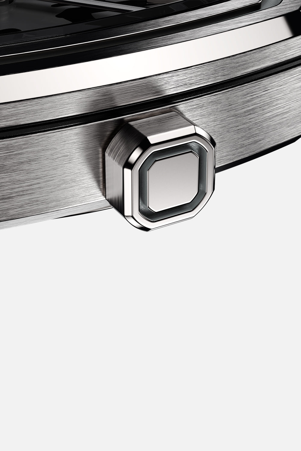Macro view of the octagonal crown