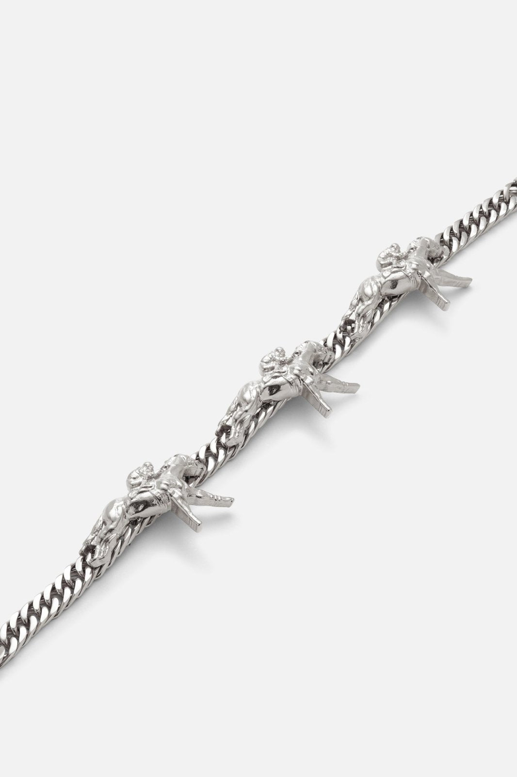 Silver-tone charm bracelet, view 3 of 9