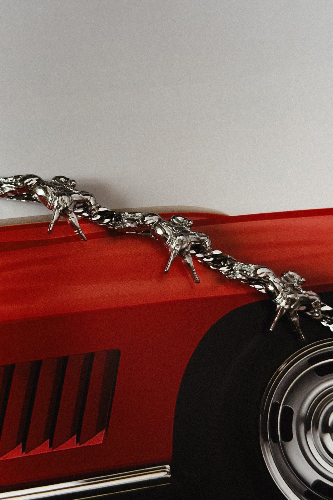 Silver-tone charm bracelet, view 8 of 9