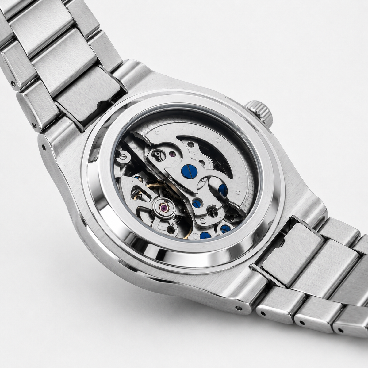 Display back with automatic movement