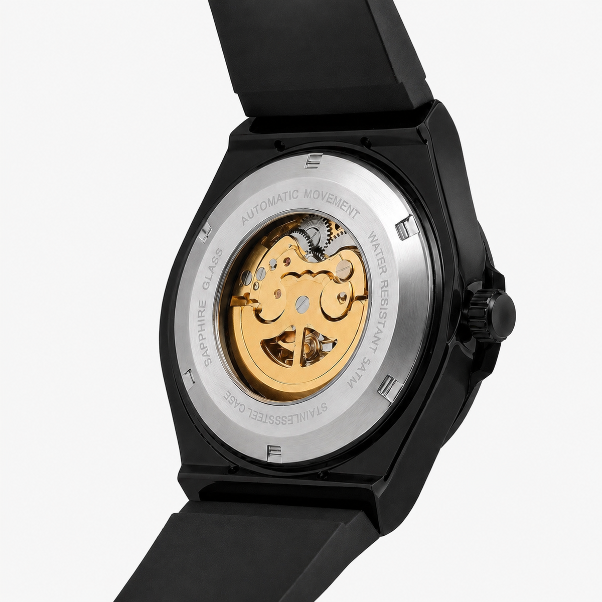 Display back with gold-tone rotor
