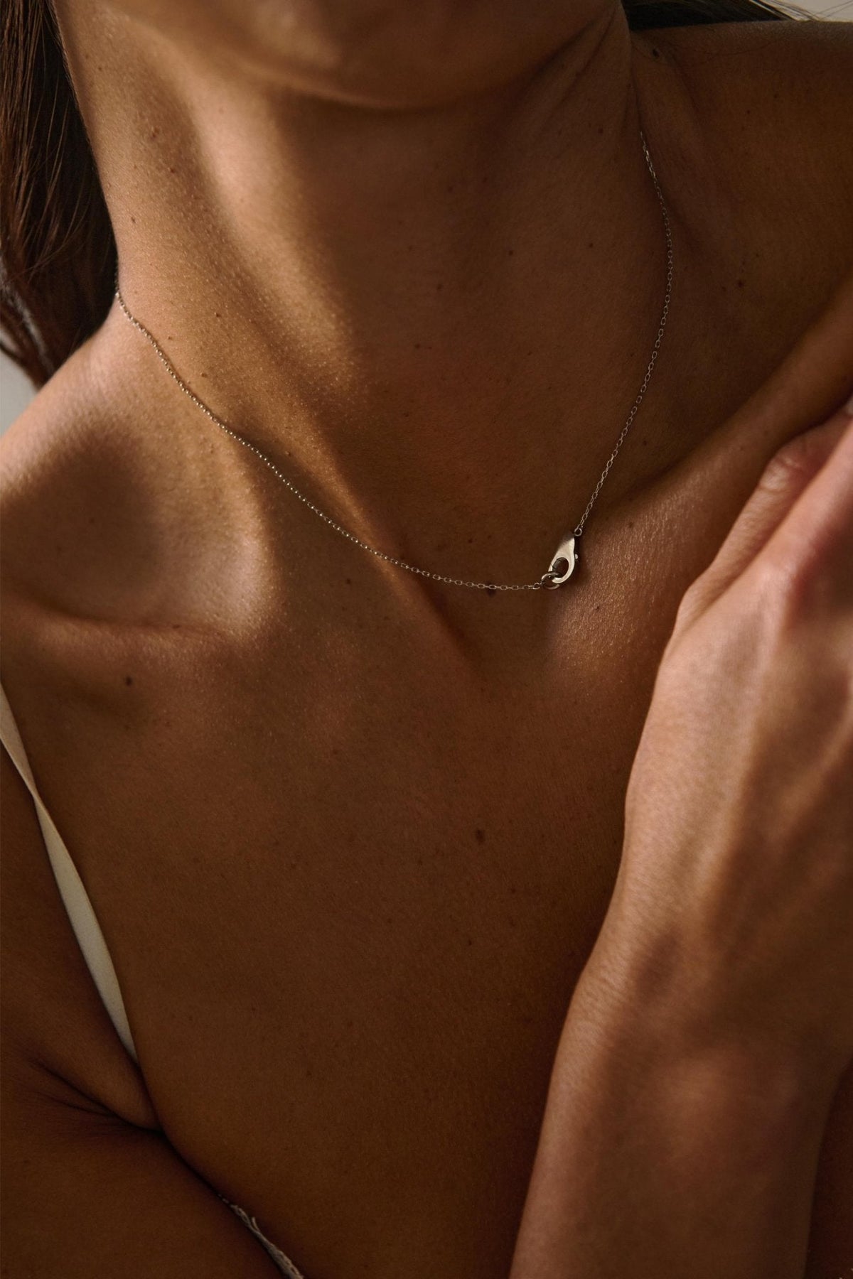 Silver-tone charm necklace, view 4 of 4