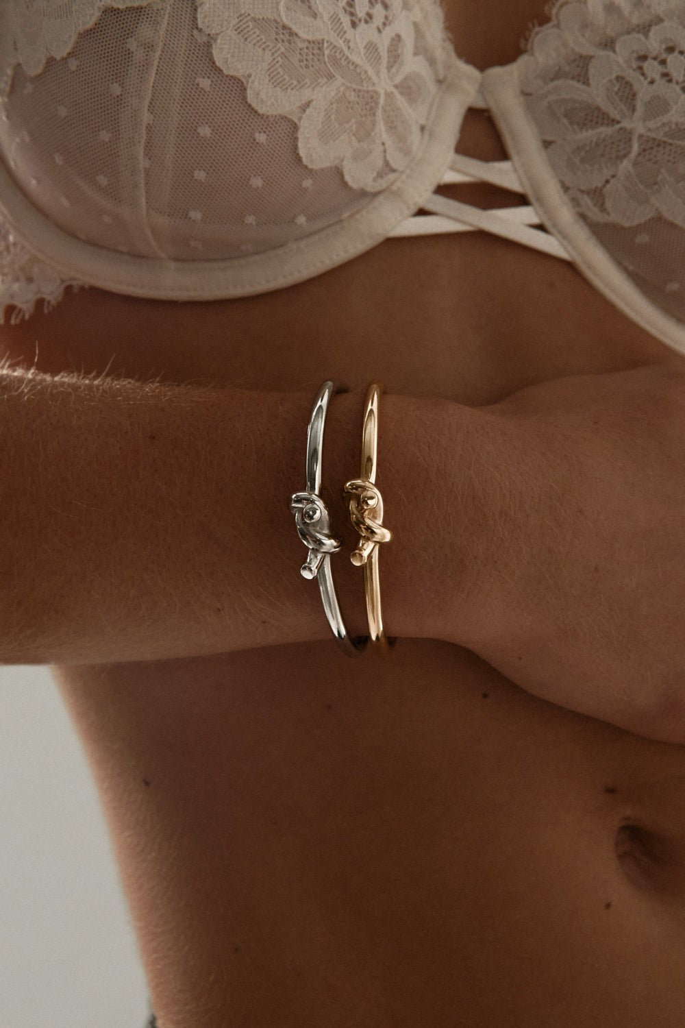 Gold-tone heart cuff bracelet, view 5 of 5
