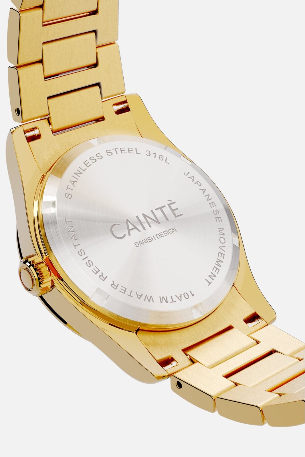 Case back of the round watch