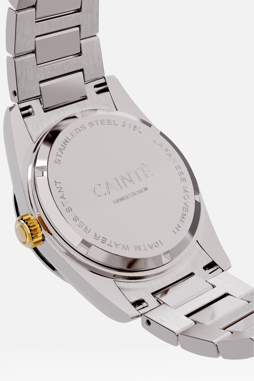 Case back of the round watch
