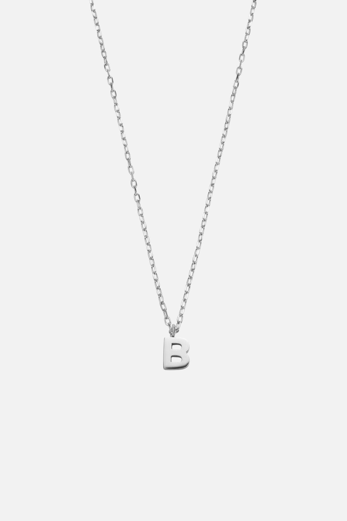 Silver-tone initial necklace, view 3 of 37