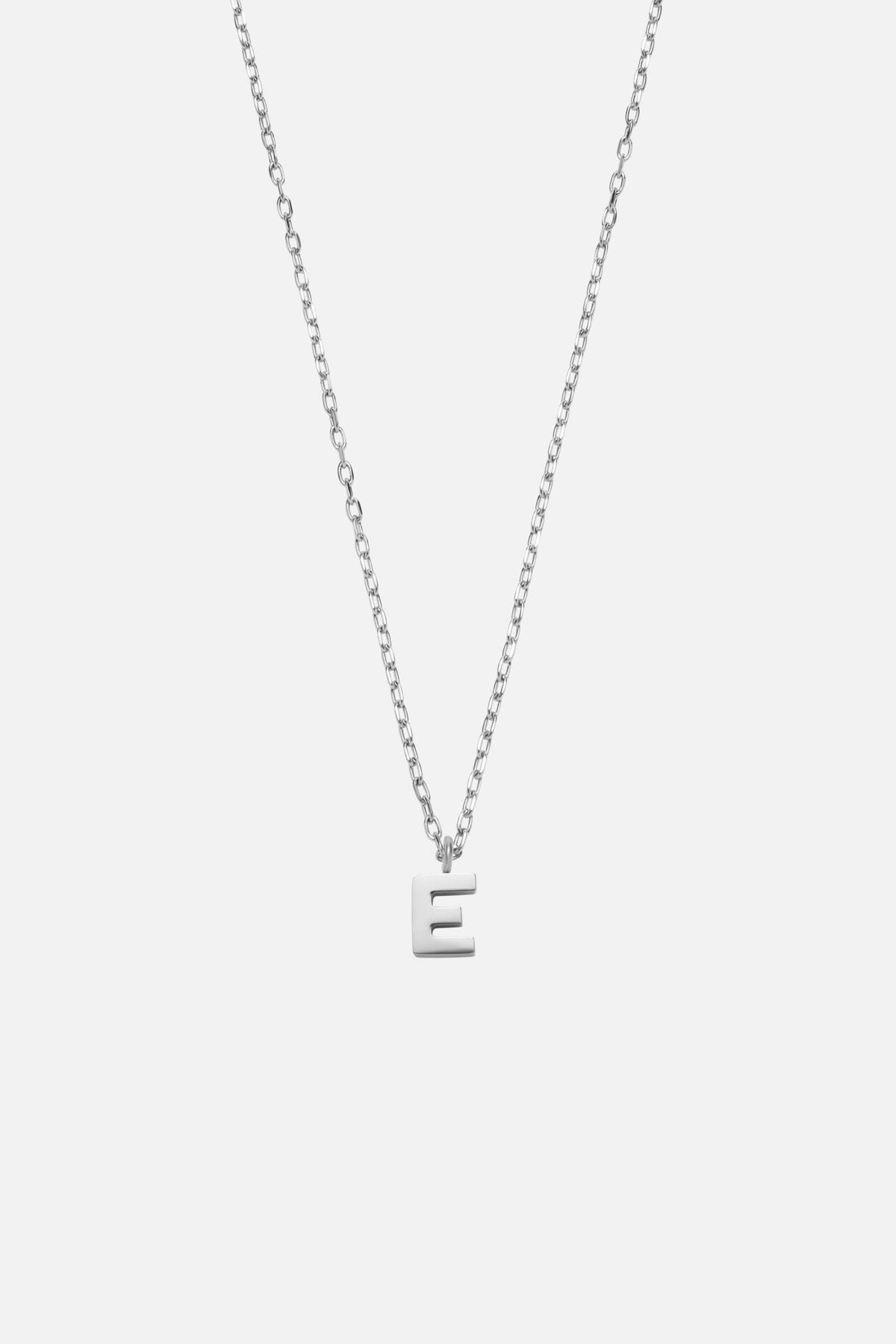 Silver-tone initial necklace, view 9 of 37