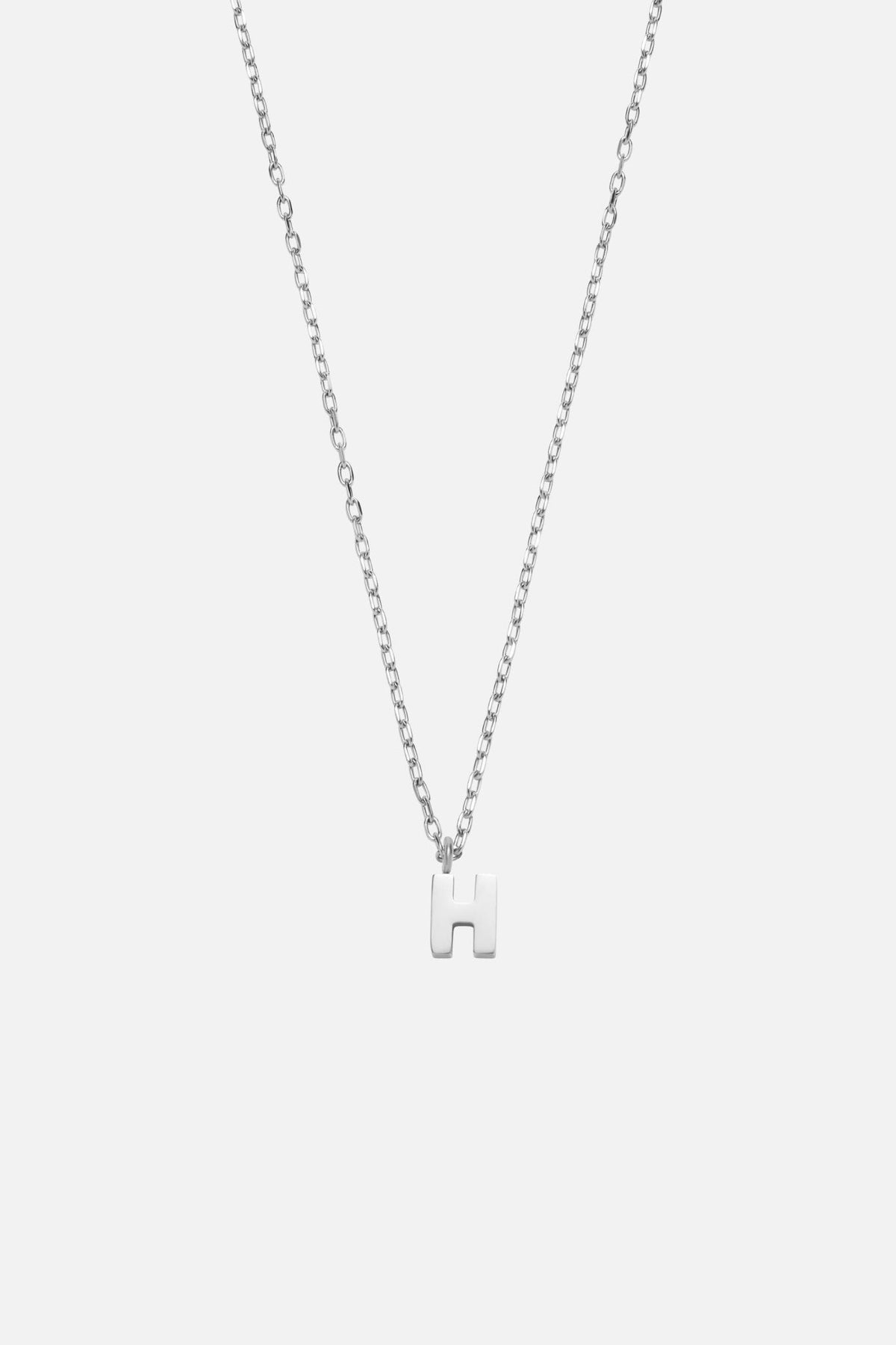 Silver-tone initial necklace, view 24 of 37