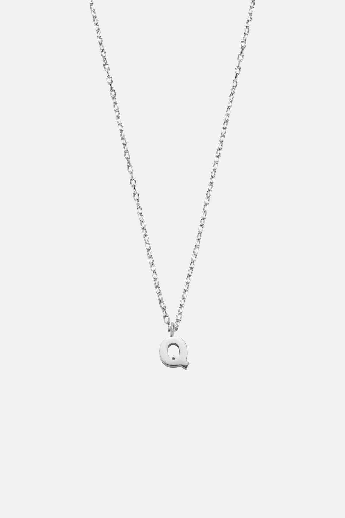 Silver-tone initial necklace, view 26 of 37