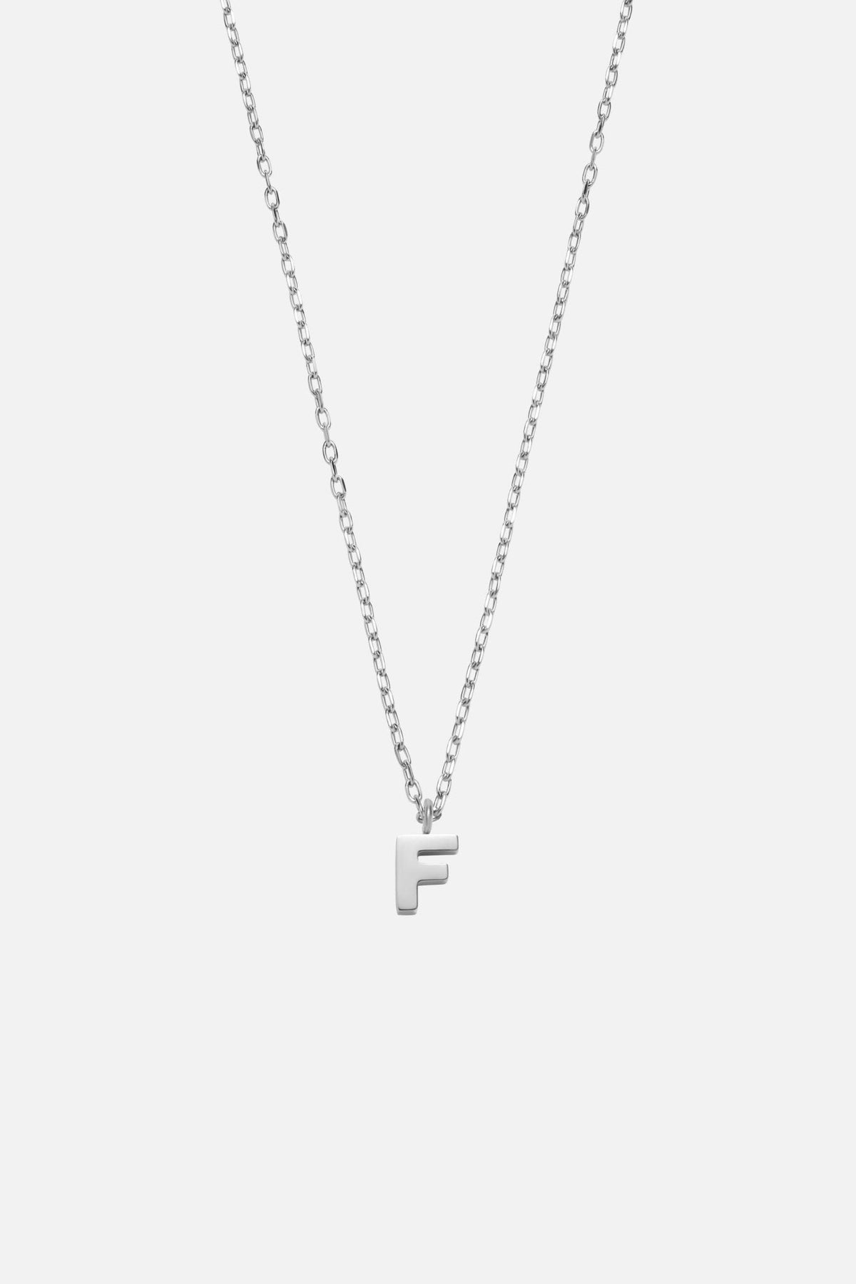 Silver-tone initial necklace, view 11 of 37