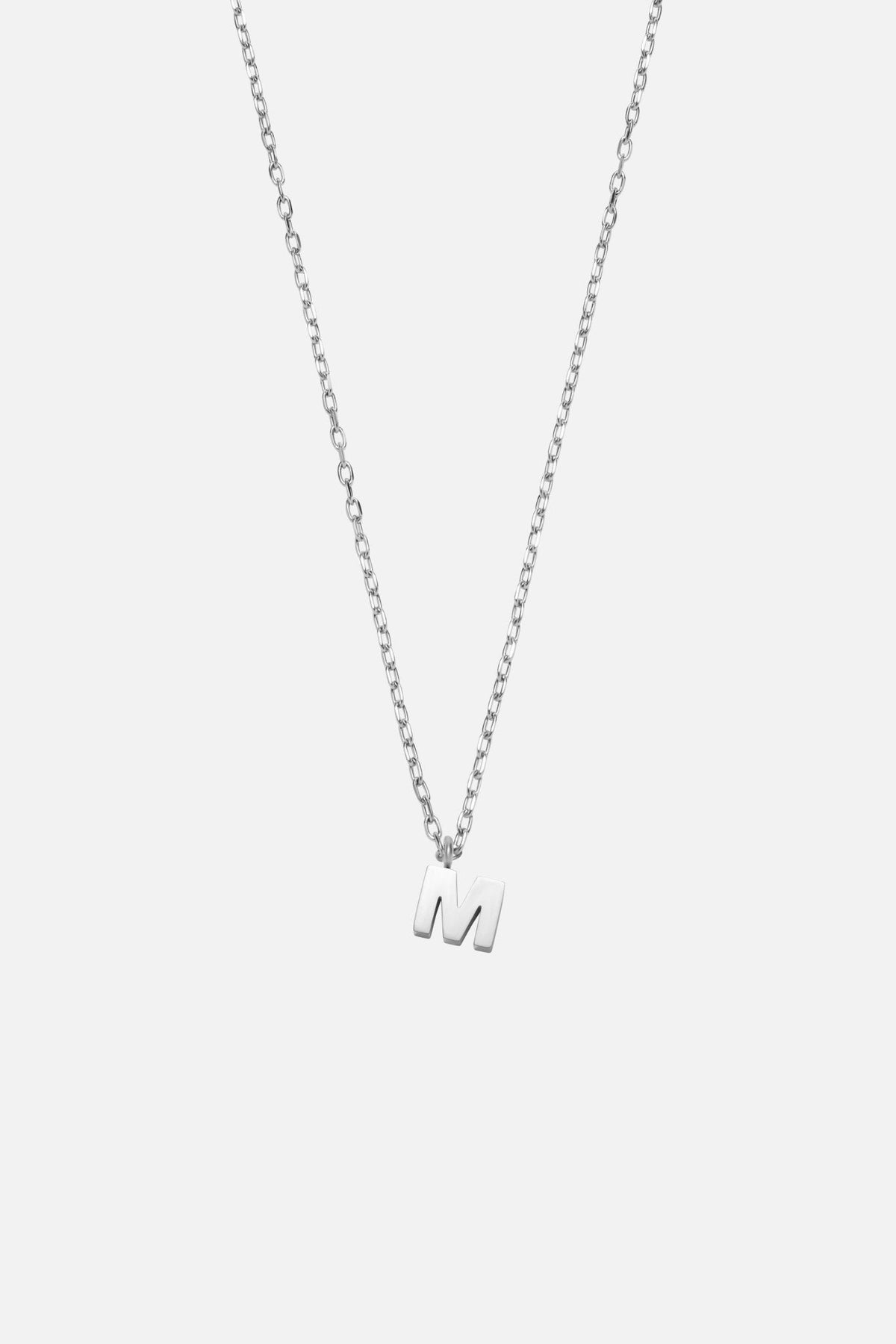 Silver-tone initial necklace, view 21 of 37