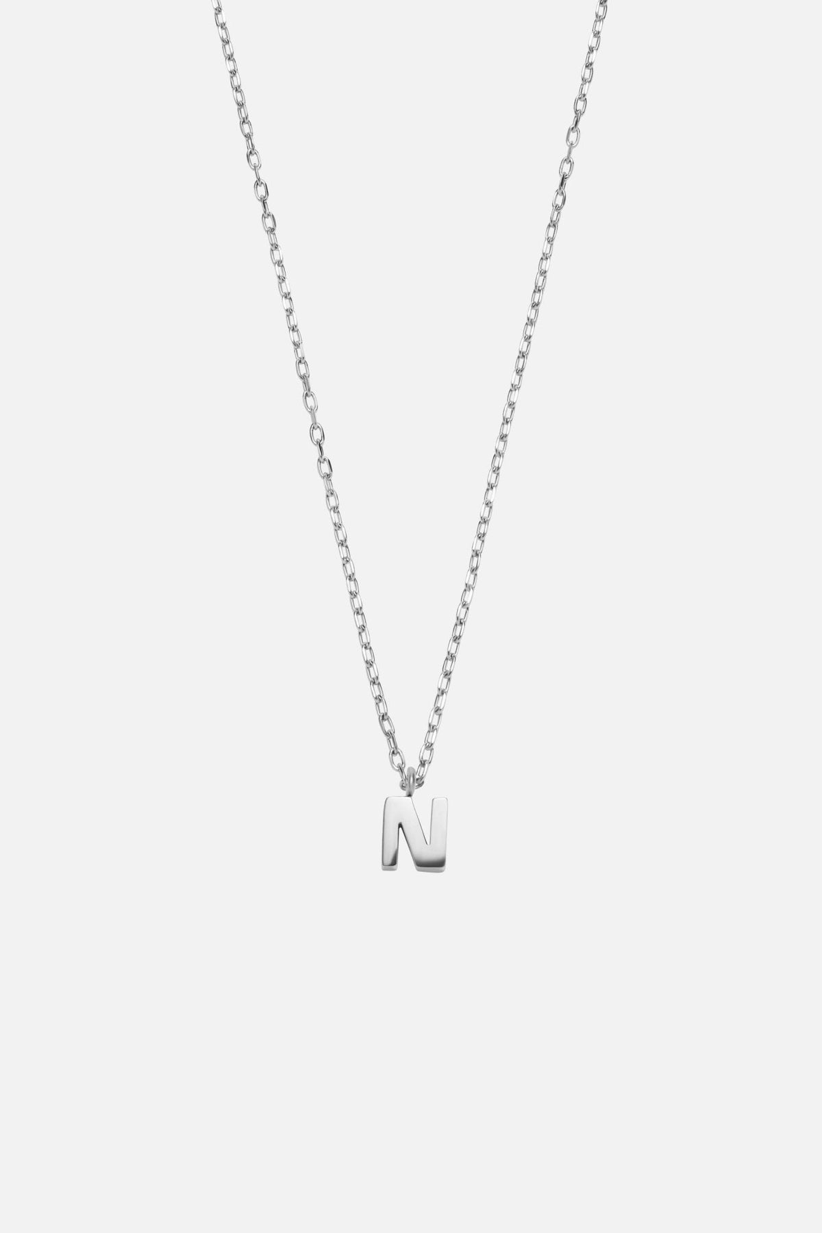 Silver-tone initial necklace, view 22 of 37