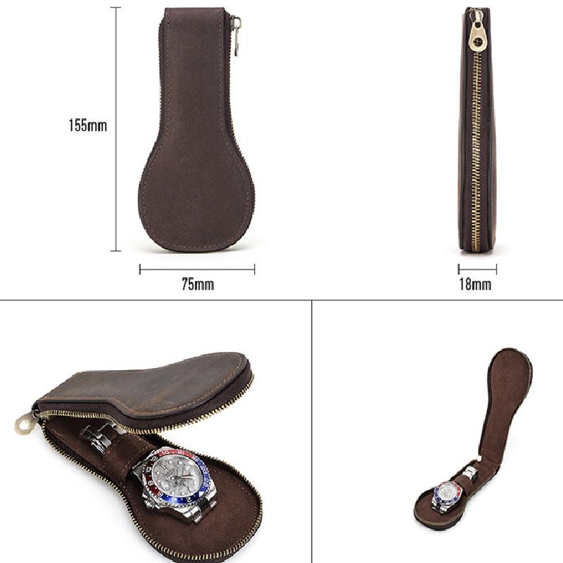 Size diagram of the travel watch case