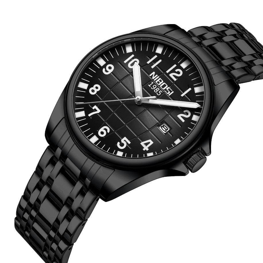 Black watch at an angle
