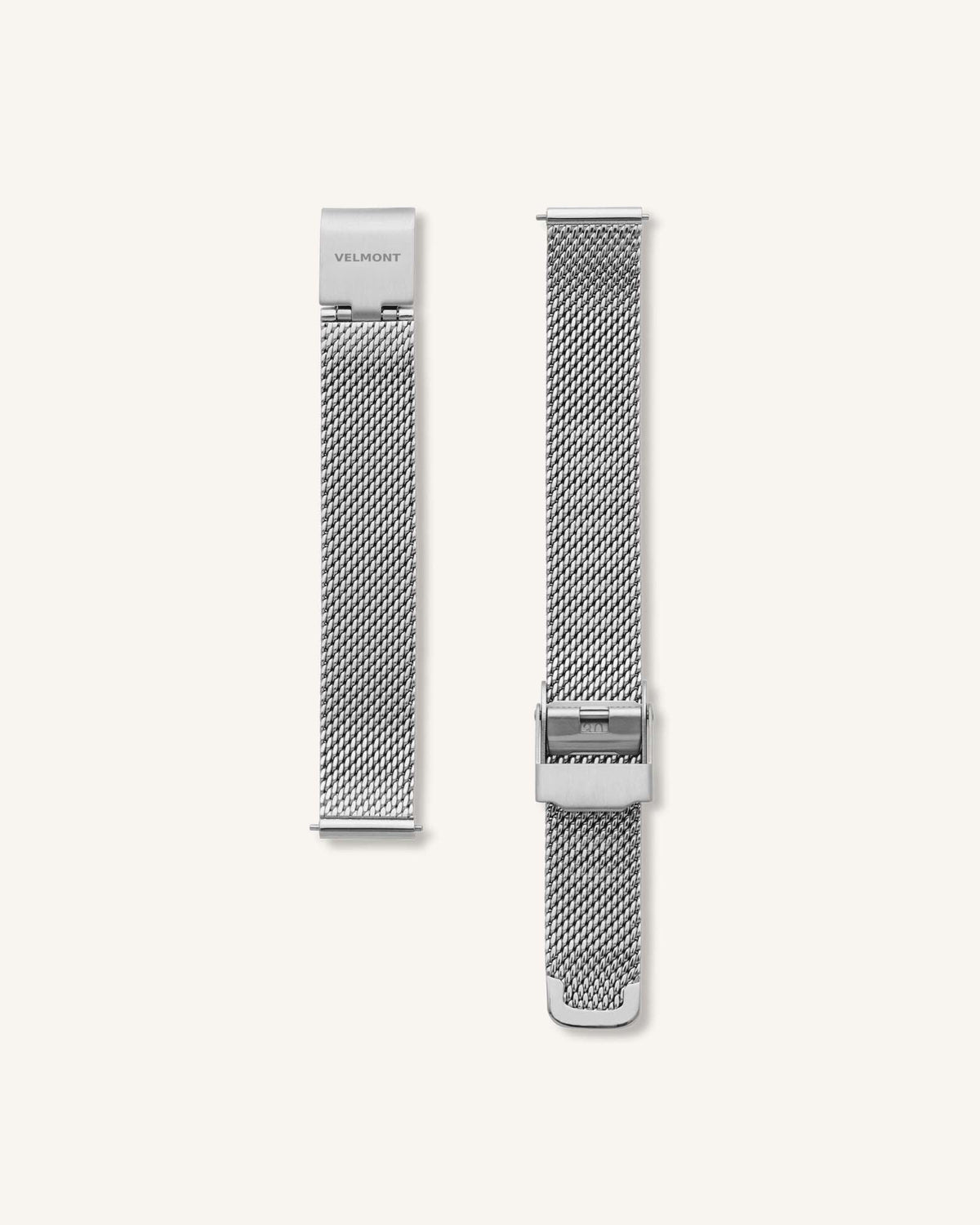 Silver-tone mesh strap shown on its own