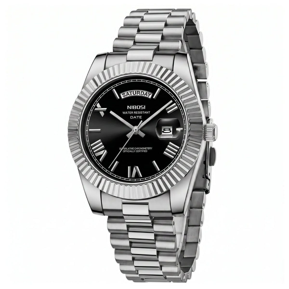 Black dial at an angle