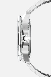 Side profile of the case showing the crown