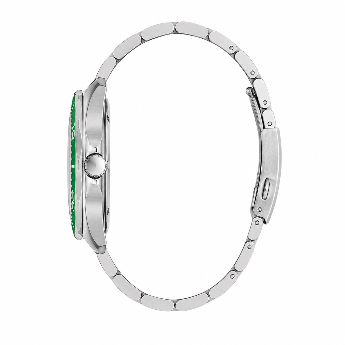 Side profile of case and bracelet