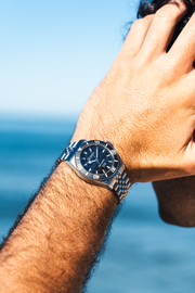 Watch worn by the sea