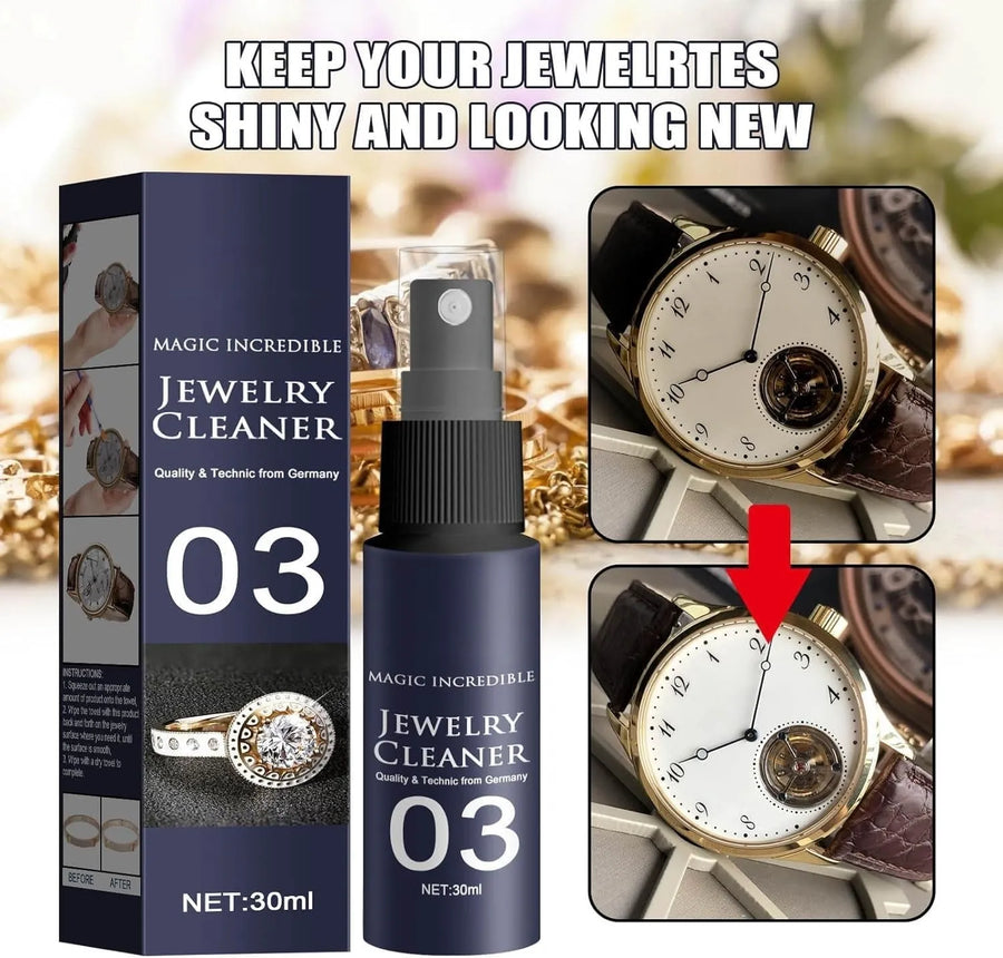 Jewelry cleaning spray 30 ml bottle with its box
