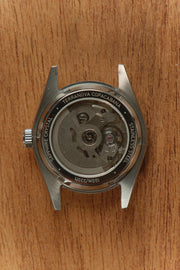 Display case back showing the automatic rotor