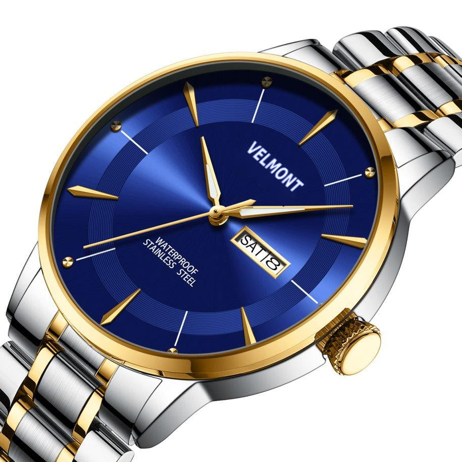 Blue dial at an angle