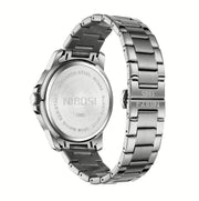 Case back and steel bracelet