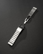 Steel bracelet with folding clasp