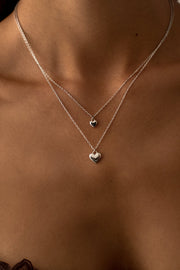 Silver-tone heart pendant necklace, view 6 of 12