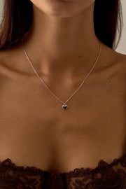 Silver-tone heart pendant necklace, view 12 of 12