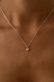 Silver-tone heart pendant necklace, view 9 of 12
