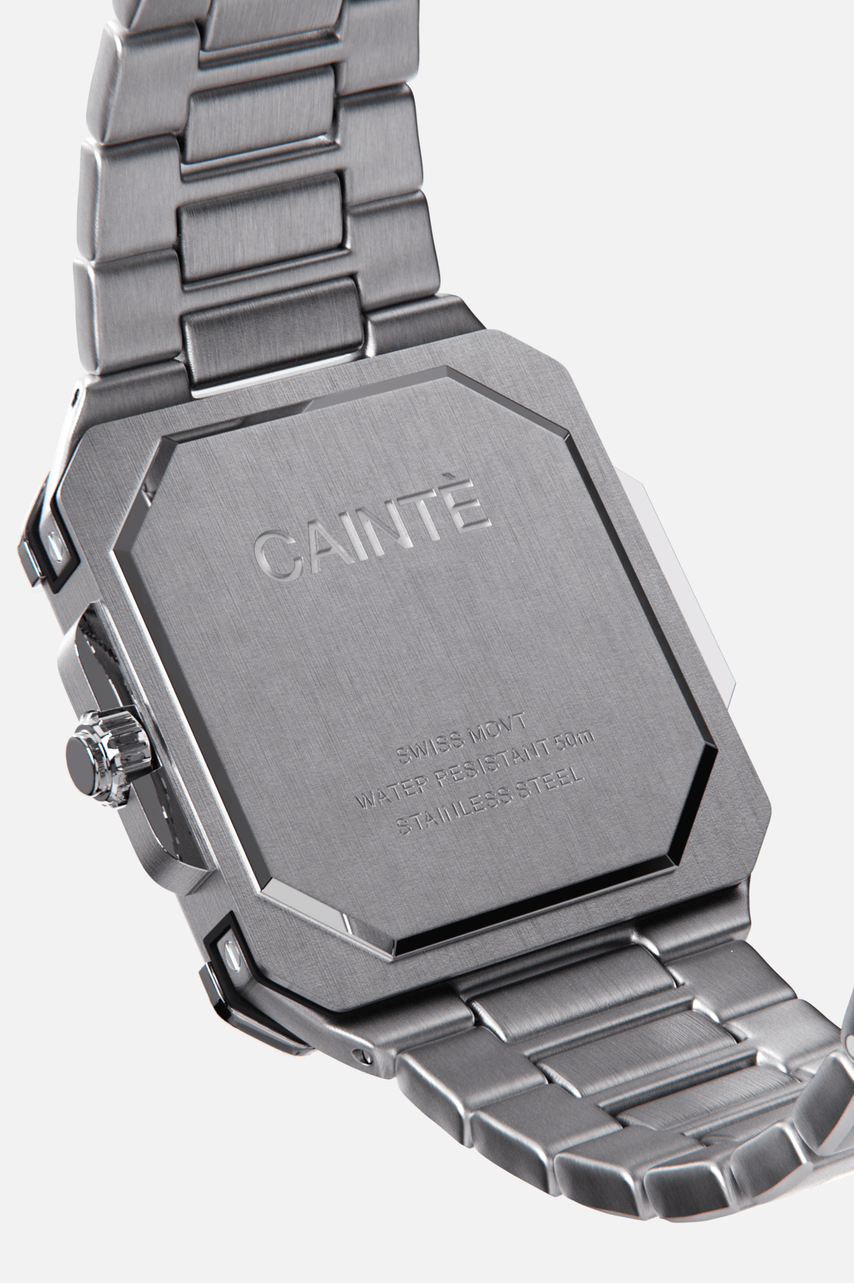 Octagonal solid case back
