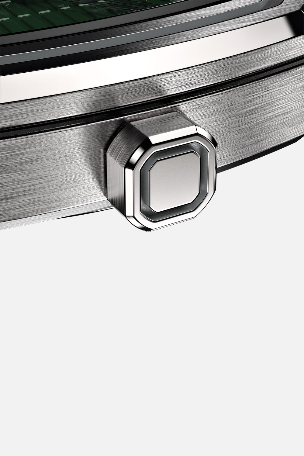 Macro view of the octagonal crown