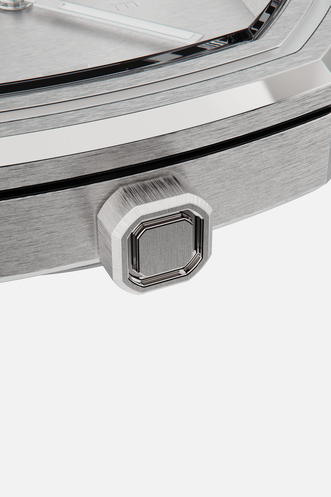 Macro view of the octagonal crown