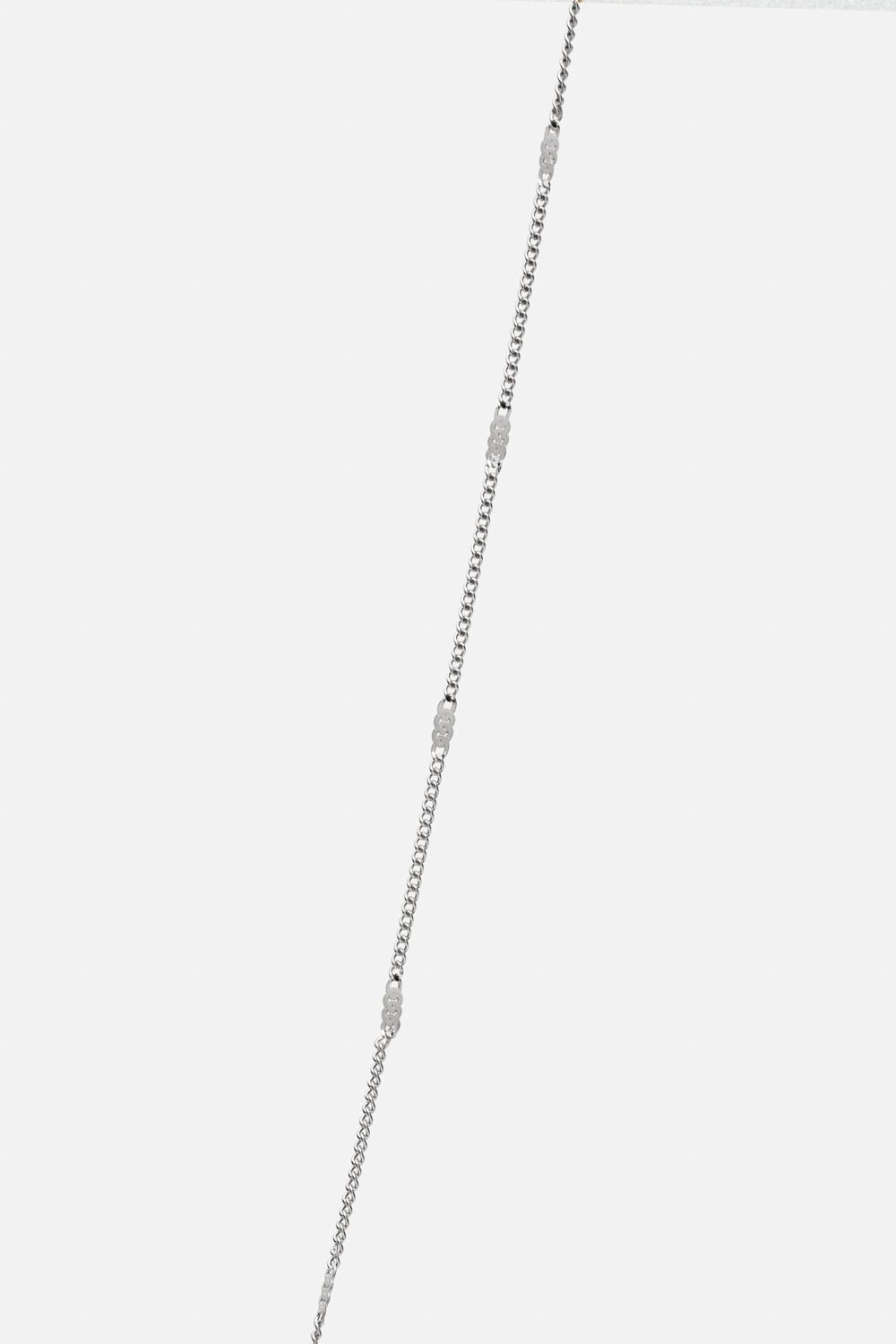 Silver-tone sideways cross necklace, view 3 of 3
