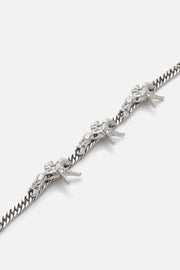 Silver-tone charm bracelet, view 3 of 9