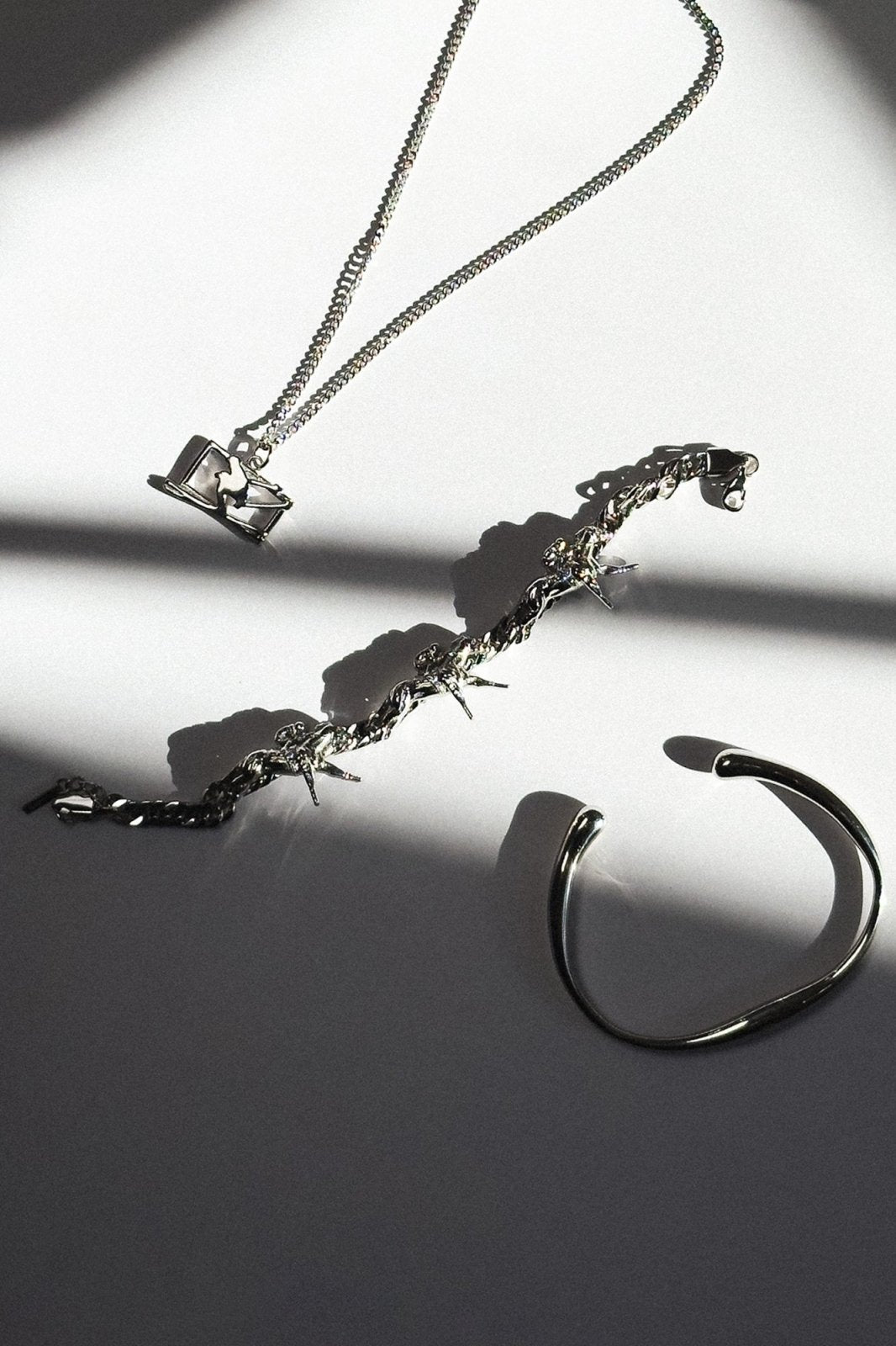 Silver-tone charm bracelet, view 7 of 9
