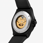 Display back with gold-tone rotor