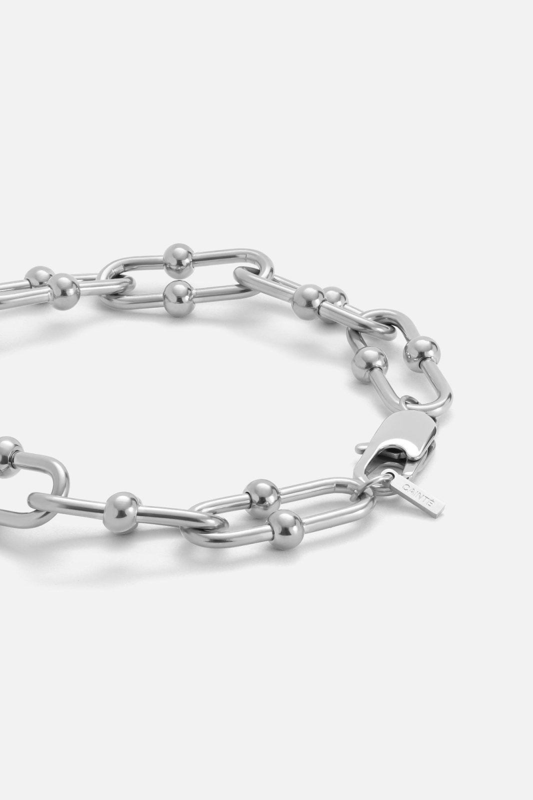 Silver-tone 12 mm chunky chain bracelet, view 5 of 8
