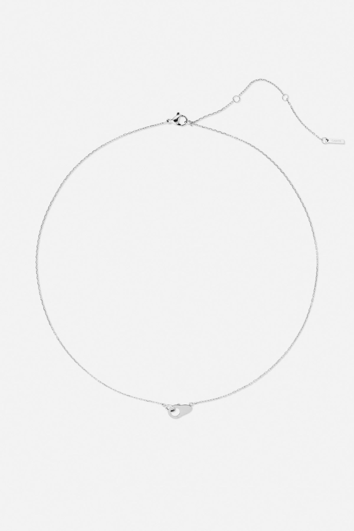 Silver-tone charm necklace, view 3 of 4
