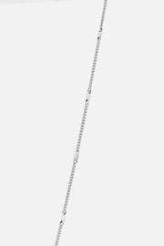 Silver-tone dainty pendant necklace, view 3 of 5