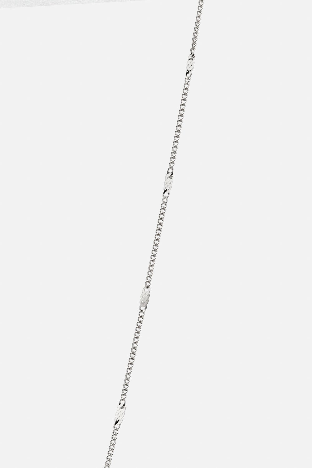 Silver-tone dainty pendant necklace, view 3 of 5