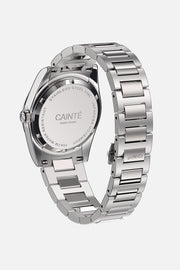 Case back with the bracelet closed