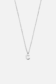Silver-tone initial necklace, view 5 of 37